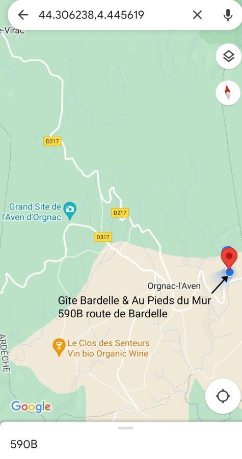 Gite Bardelle Orgnac-l'Aven Ngoại thất bức ảnh